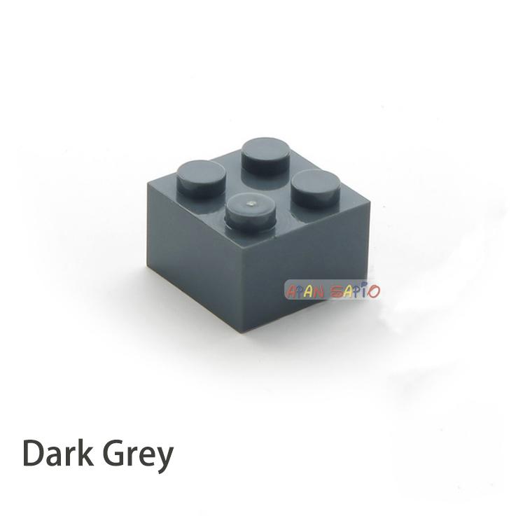 60pcs DIY Building Blocks Thick Figures Bricks 2x2 Dots Educational Creative Size Compatible With 3003 Plastic Toys for Children