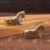 3.8cm Mini Vintage Brass Horse Figurine - Small Animal Statue for Desk Decor, Pocket Charm & Retro Collection