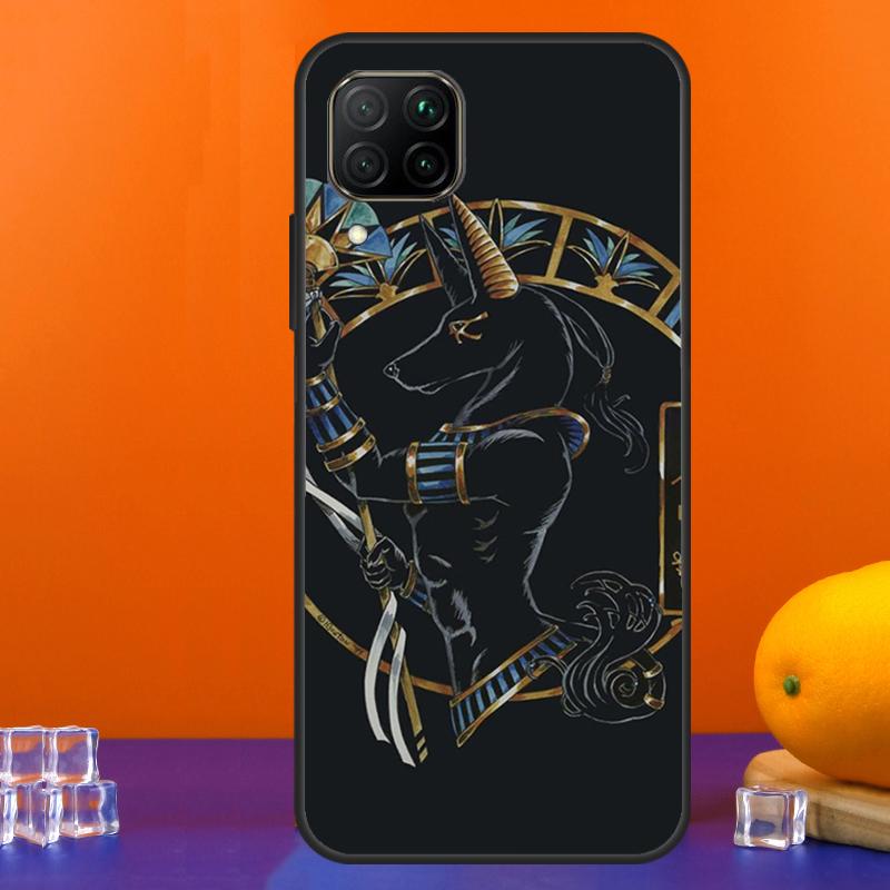 Egypt Nefertiti Anubis Ankh For Huawei Nova 12s 12i 11i 5T 9 10 SE Y91 Y90 Y60 Y70 Y72 Y61 P60 Pro P20 P40 P30 Lite Case