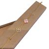 Retro Wishing Pool White Shell Pink Shell Flower Pull-Up Bracelet High-End Simple And Versatile Jewelry