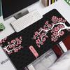 Rosa Kirschblüten Speed-Locking-Rand Großes Natürliches Gummi-Mauspad Wasserdichtes Gaming-Schreibtisch-Mauspad Tastaturmatte Für Damen