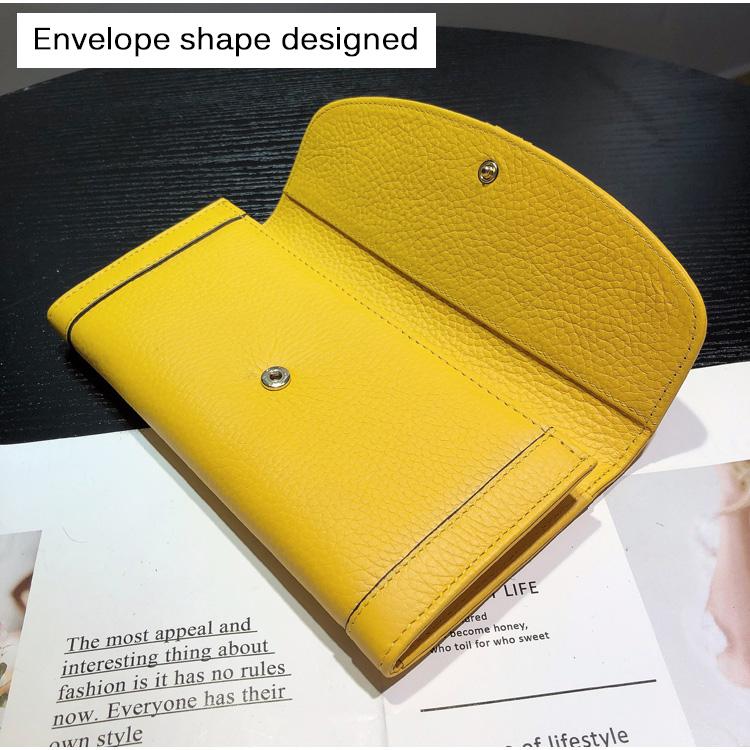 2024 neue Echtes Leder Frauen Geldbörsen Luxus Rindsleder Lange Brieftasche Original Marke Umschlag Kupplung Tasche Hohe Kapazität Telefon Geldbörse