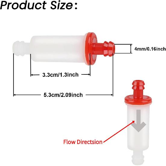 2530009 Fuel Filter Replacement for Polaris Trail Boss/Sportsman,Pack of 3 | Fit for Sportsman 500 700 400 550 Scrambler Magnum 330 425 500 Trail