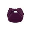 Knotted Rabbit Solid Color Elastic Ear Bow Headband Yoga Sports Headband Sweat-absorbent Antiperspirant Elastic Headdress