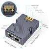 High Power 150W Gigabit Ethernet PoE Injector Ensures Safe Power Distribution Harsh Environment Secure Networks Powering