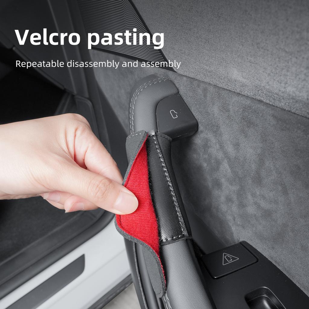 For Tesla Model Y Juniper/Model 3 Highland Interior Door Handle Protective Cover, Car Handle Protective Cover Accessories