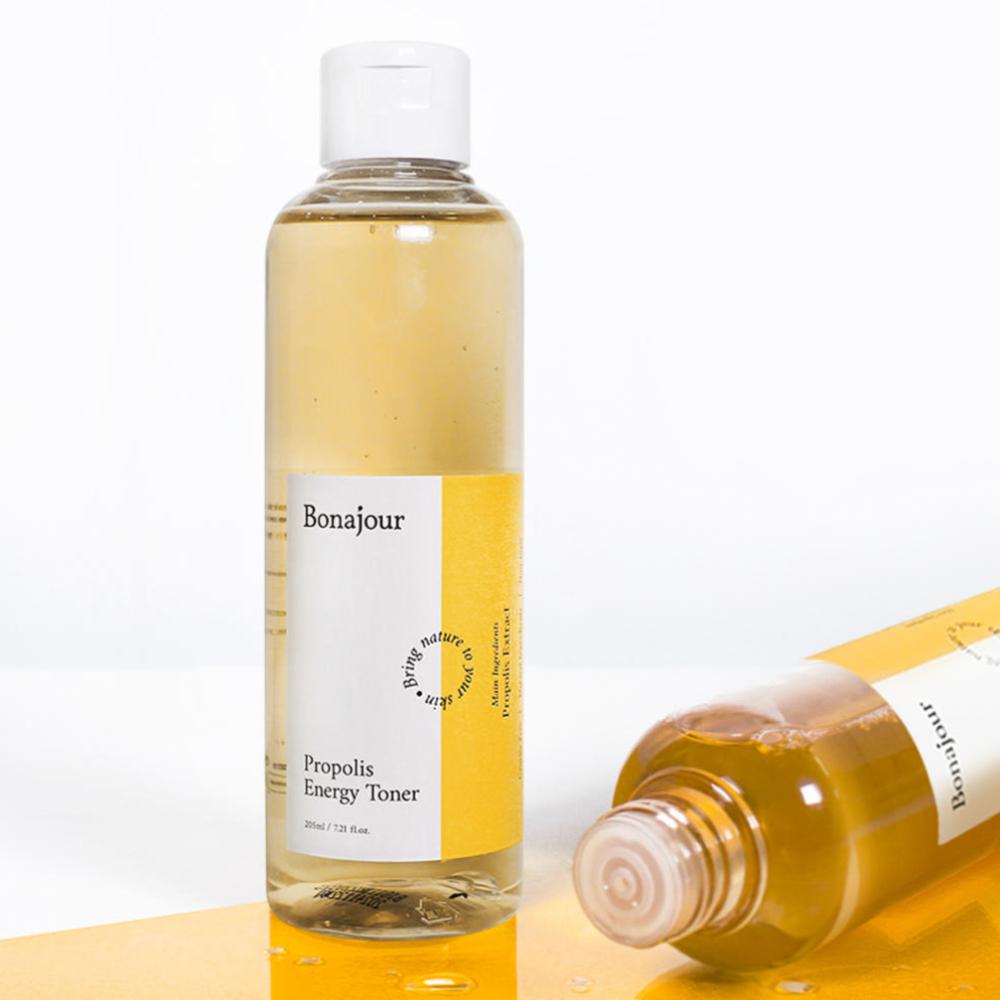 Bonajour Propolis Energy Toner 205ml Octuple Hyaluronic Acid Low Molecular Irritation Free Skin K-Beauty