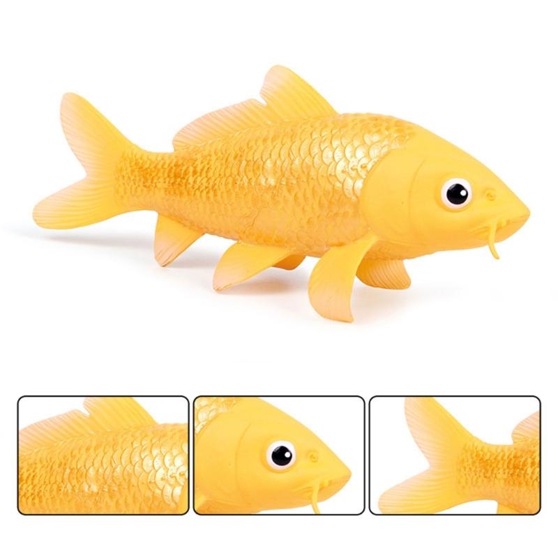 Collectible Goldfish with Playset Detailed Wildlife Figures for Imaginative Play Boys and Girls Home Decoration Ornament