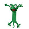 3D Frog Shaped Bookmark Creative Reading Clip Novelty Cartoon Stationery Book Marker Set for Books and Journals Durable Flexible Design