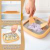 Rolled Ice Cream Maker Cold Sweet Fried Ice Pan DIY Household Frozen Yogurt Maker for Homemade Stir Fry Ice Tray
