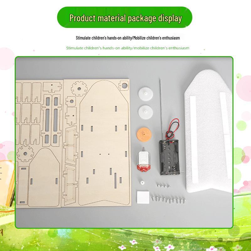 DIY Paddle Steamer Toy Kit for Primary School Science Experiments