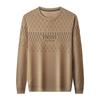 Sweater Men's Spring and Autumn High-end Trend Brand Men's Long Sleeve T-Shirt Crew Neck Pullover Bottom Shirt