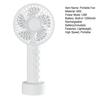 Portable Desk Fan with Base 3 Speed Adjustable Summer Handheld Cooling Fan USB Rechargeable Quiet Travel Office Outdoor Personal Fan