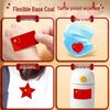 Children's National Day Five-Star Red Flag Waterproof Face Stickers for School Sports Events