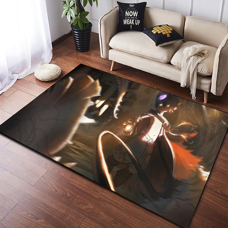 Anime Made In Abyss Carpet Kitchen MatEntrance Doormat Bedroom Floor Decoration Living Room Carpet Bathroom Anti-slip Rugs