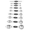 Magnetic Stackable 430 Stainless Steel Double-Ended Measuring Spoon Set with Scale