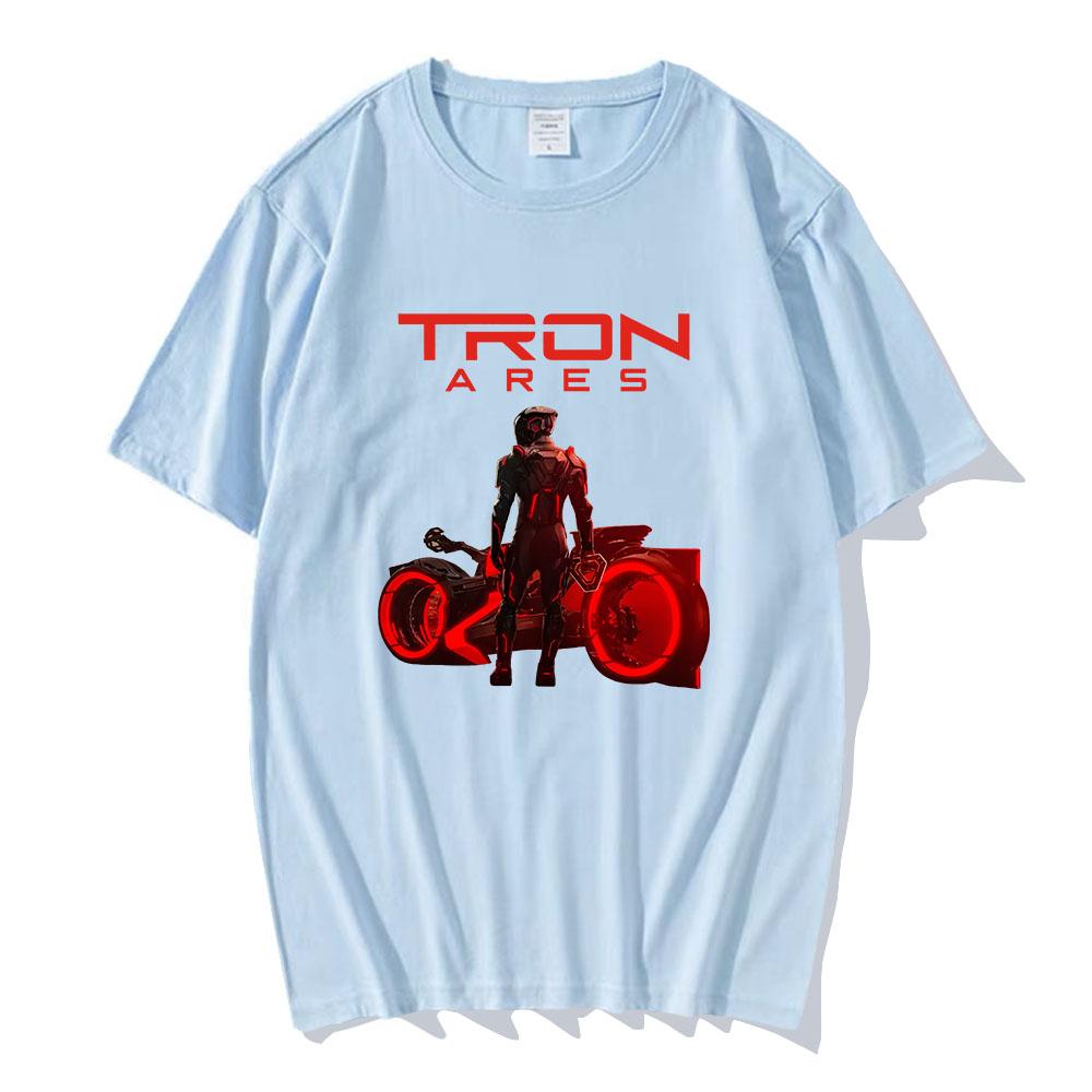 Film TRON Ares Nadruk T-shirty Zespół Rockowy NINE INCH NAILS NIN T-shirt Bawełniany Luźny Krótki Rękaw T-shirt Unisex Odzież Uliczna