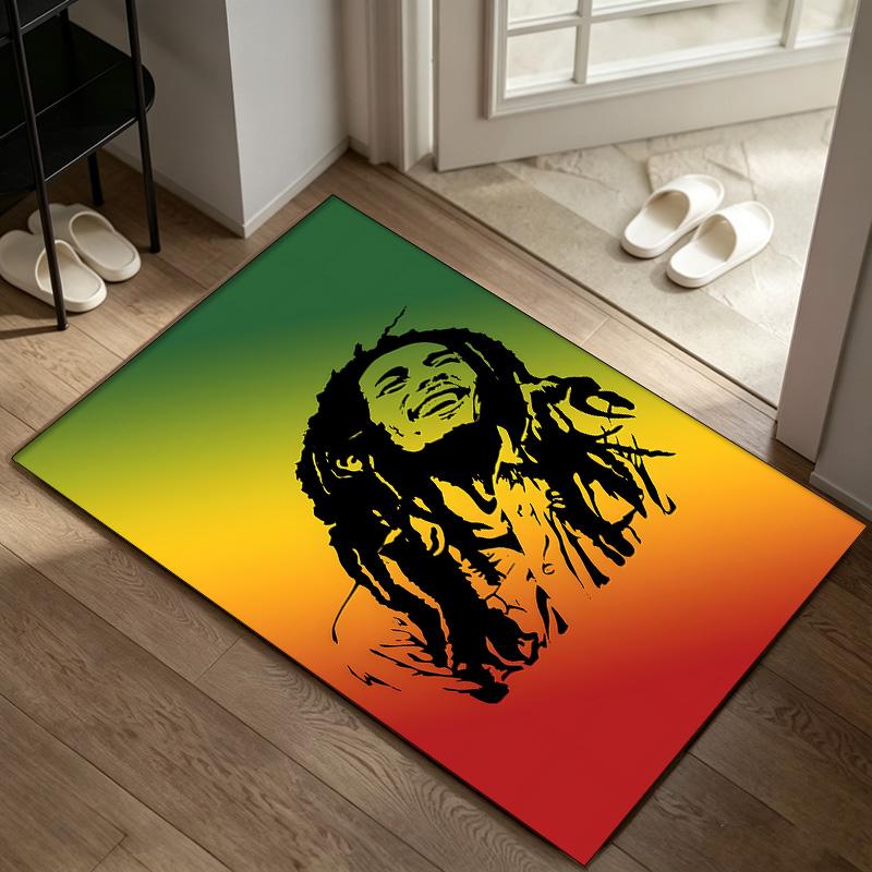 Bob Marley A rug suitable for office chair areas living rooms and computer desks perfect for home offices and an ideal holiday gift