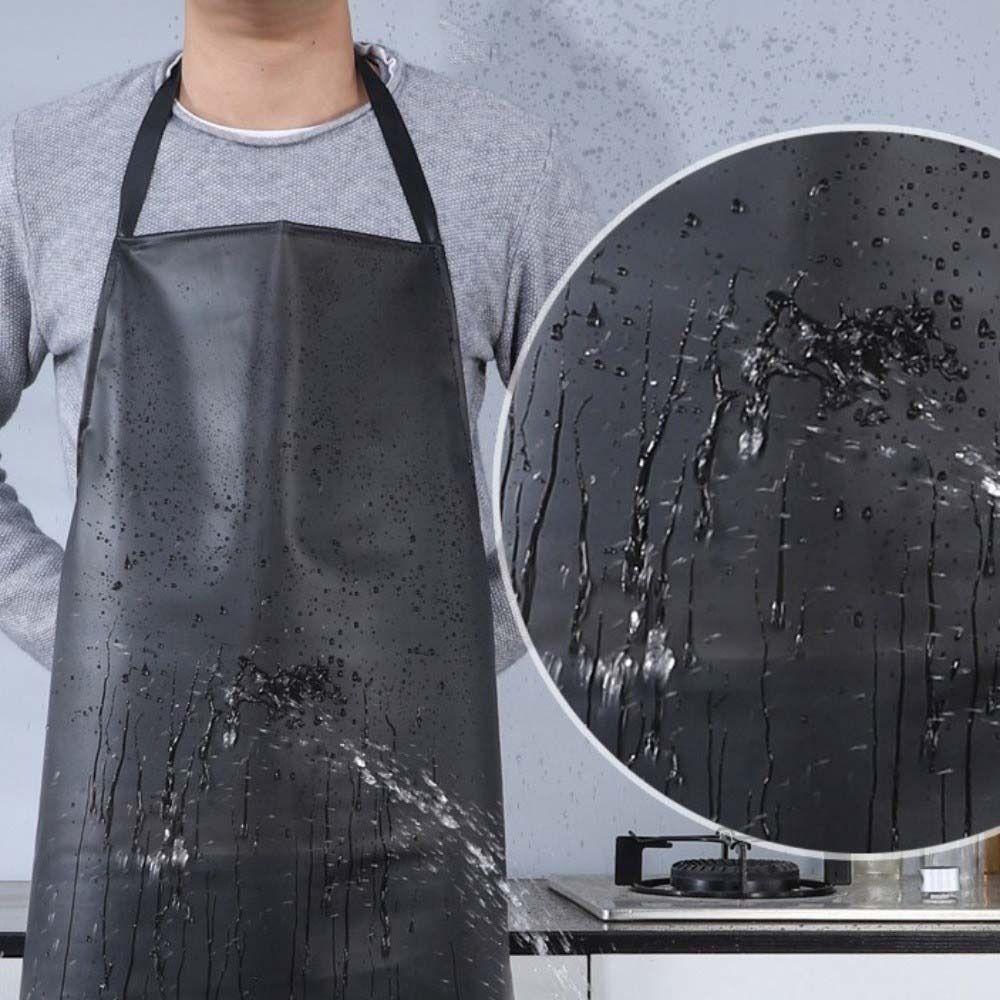 Waist Lengthened Waterproof Oil-proof Apron Labor Protection Kitchen Chef Apron  Restaurant