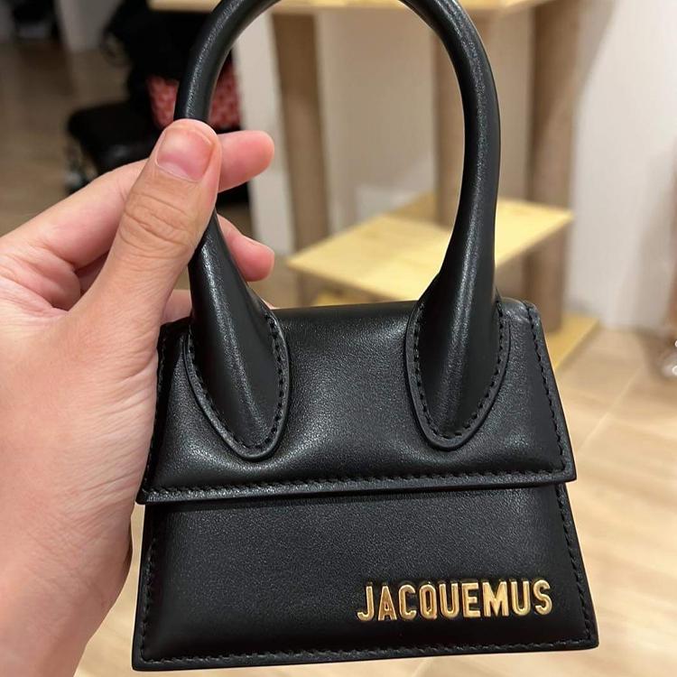 Jacquemus Leather Le Chiquito Mini Crossbody Bag Black Women Shoulder_bags 203BA01-203-300990