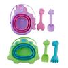 Versatile 2.5l Soft Silicone Folding Bucket Ideal For Kids Outdoor Sand Play Activities
