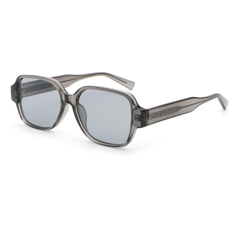8896 Large Frame UV Protection Retro Square Sunglasses, European and American Style.