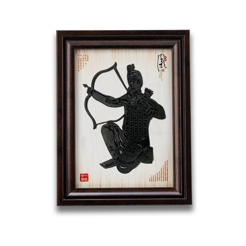 Xi an Shadow Puppet Wooden Photo Frame Souvenir 10*15cm