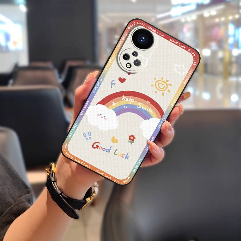 Durable Dirt-resistant Phone Case For Huawei Honor X7 Shockproof Fashion Design Anti-knock Cartoon Protective TPU Cover