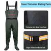 Men's One-Piece Full-Body Fishing Waders with Boots - Waterproof Rain Pants and Jacket Set