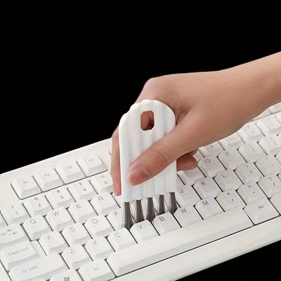 1 szt. Wielofunkcyjny zestaw do czyszczenia komputera: Miękka szczotka do czyszczenia klawiatury, czyścik do szczelin w narożnikach i środek do czyszczenia nasadek klawiszy