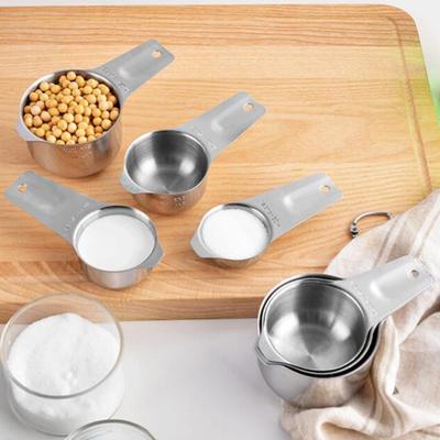 Measuring Set for Cooking Stainless Spoon Precise Measurements Steel Measuring Cup