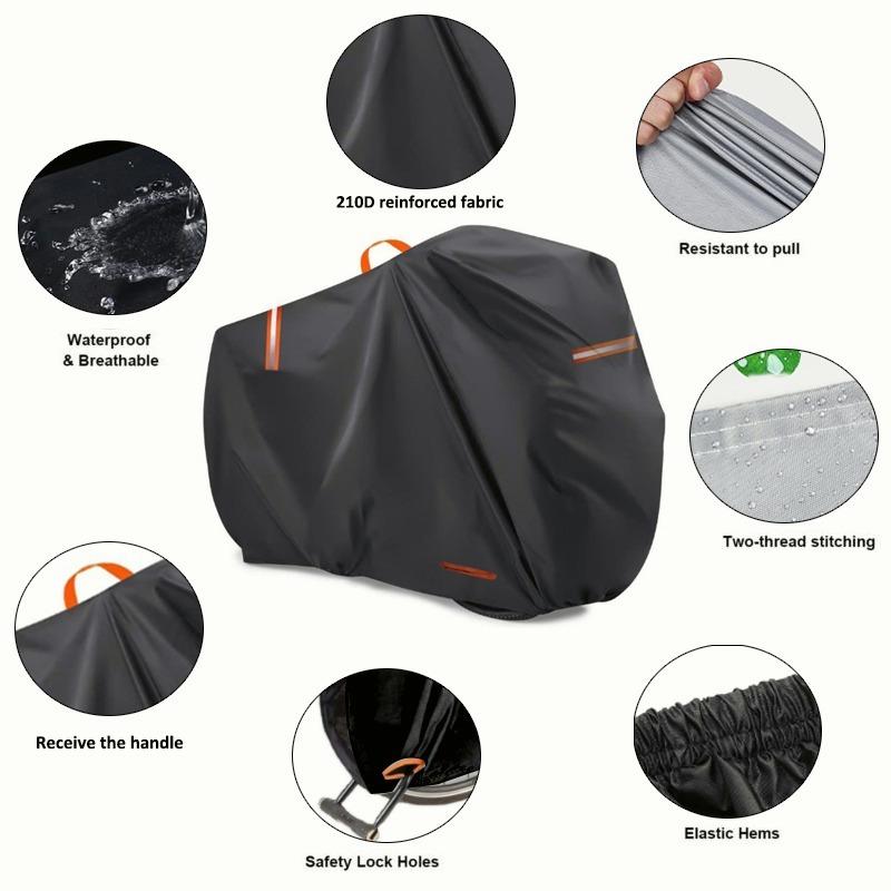 210D Heavy Bicycle Bike Cycle Cover Waterproof Rain Dust UV Protection