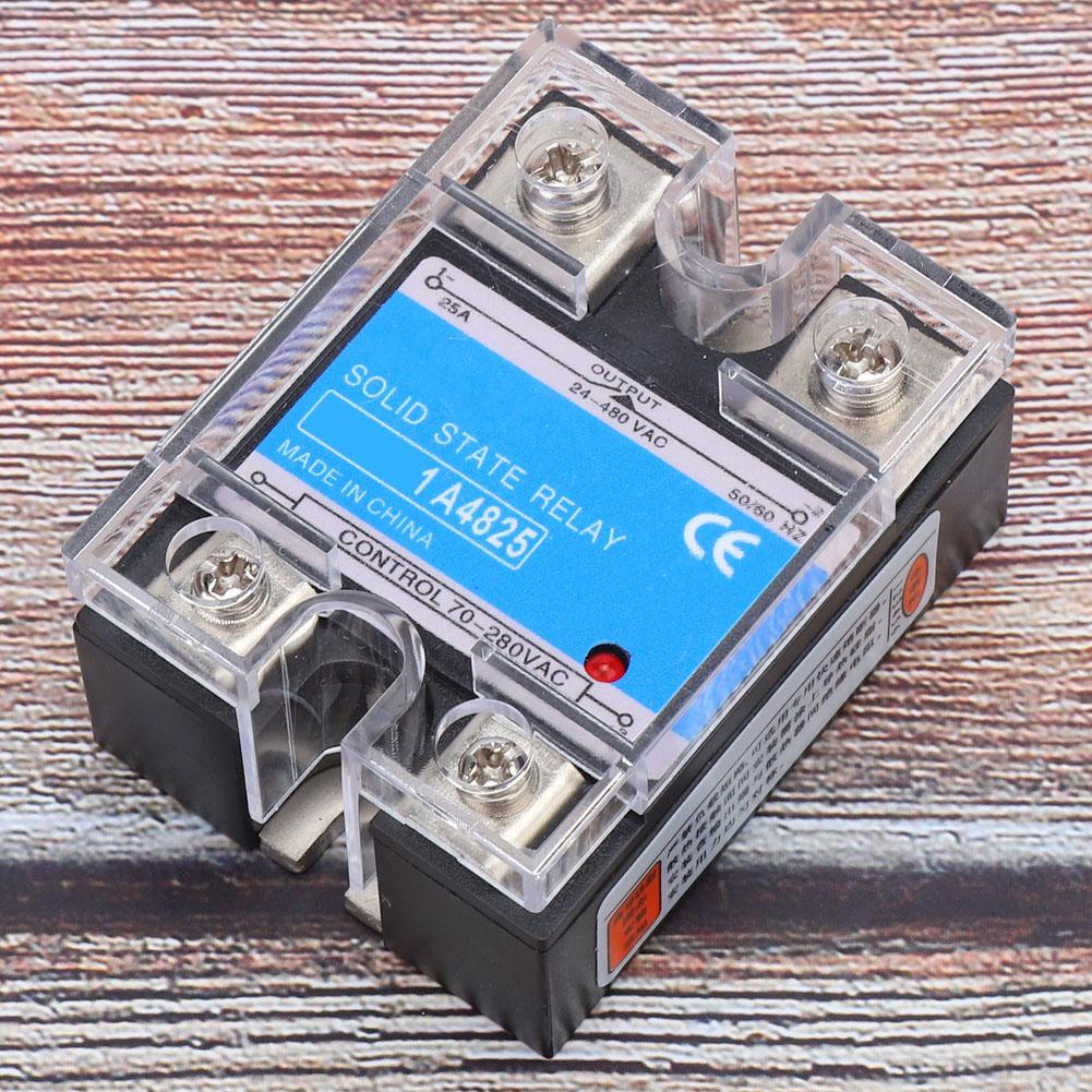 Einphasen-Solid-State-Relais 70280VAC Eingang 24480VAC Last AC AC SSR Elektrische Ausrüstung für