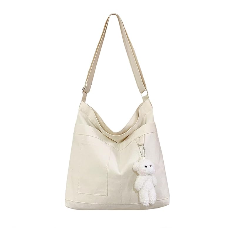 

[Angenster] tote bag ladies Shoulder bag Crossbody large capacity tote canvas partition lightweight canvas With zipper a4 messenger bag Commuting to