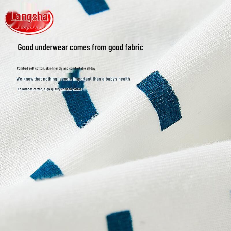 LangSha Boys' Cotton Boxer Briefs 4-Pack