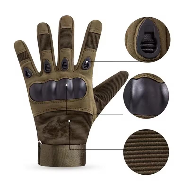 Tactical Military Gloves Color Bullet Air Gun Shooting Soldier Combat Anti Slip Bicycle All Finger Gloves MEN Clothing Gloves