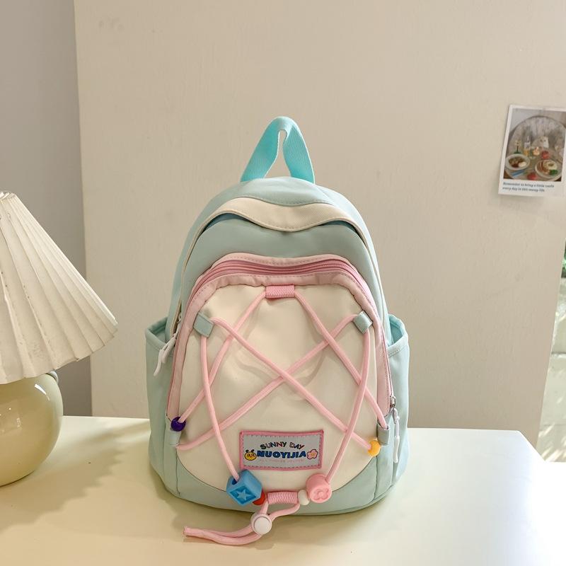 College Style Contrast Small Schoolbag Japanese Ins Cute Little Fresh Niche Mini Mori Girl Backpack Backpack