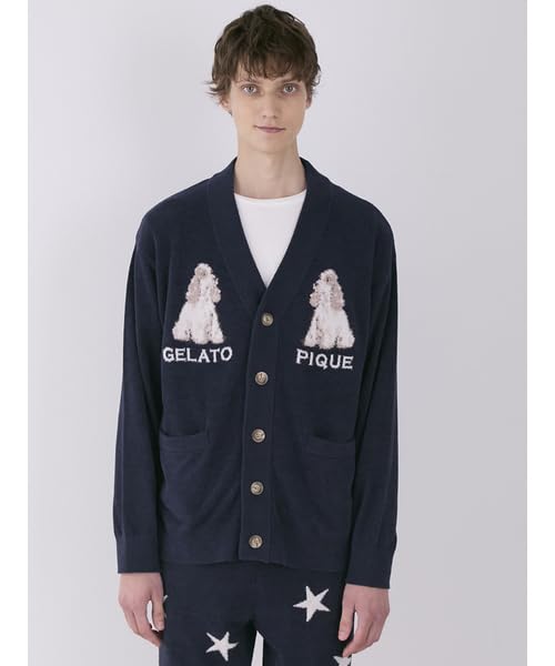 Gelato Pique HOMME Air Moco Dog JQD Cardigan PMNT244972LBLUL