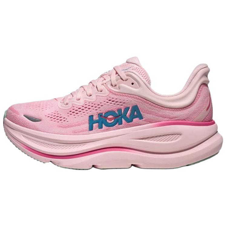 

HOKA ONE ONE Bondi 9 Abrasion Resistant Breathable Long Distance Running Shoes Women s Pink 1162014-RSTP 40