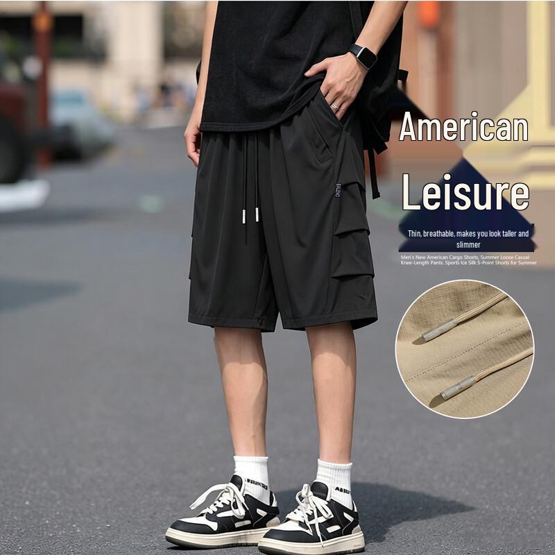 Baleno American Style Retro Casual Cargo Shorts 3XL