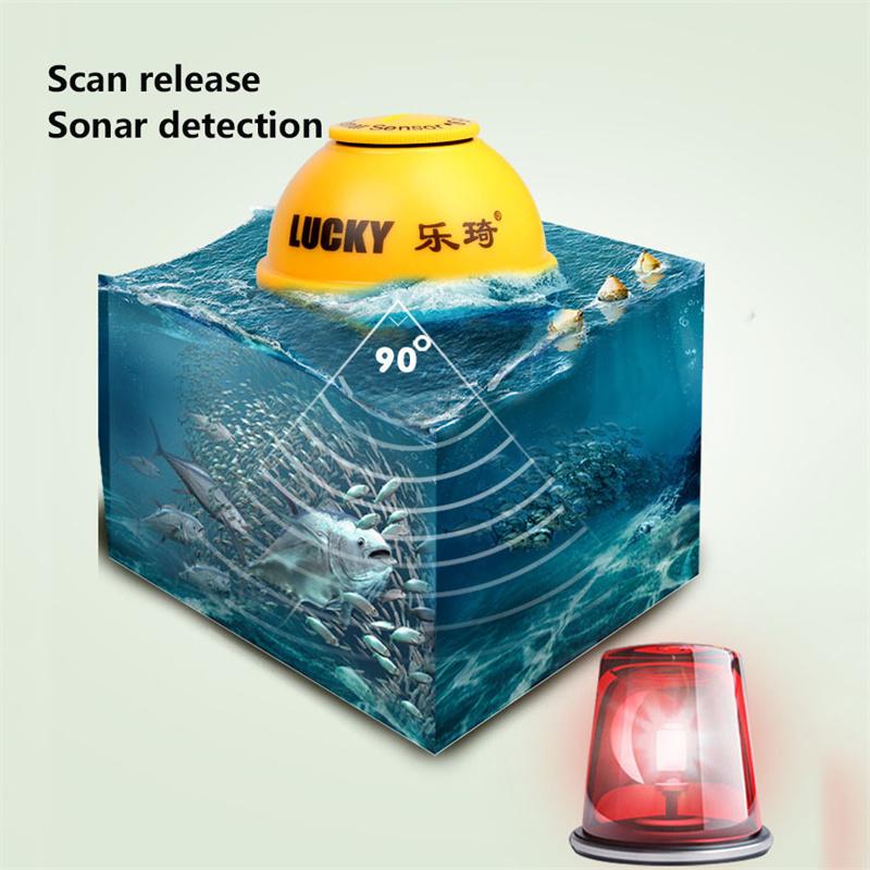 Lucky Watch-style Wireless Sonar Fishing Detector Outdoor Gear Fish Finder Fishing Enthusiasts Essential for Fishermen