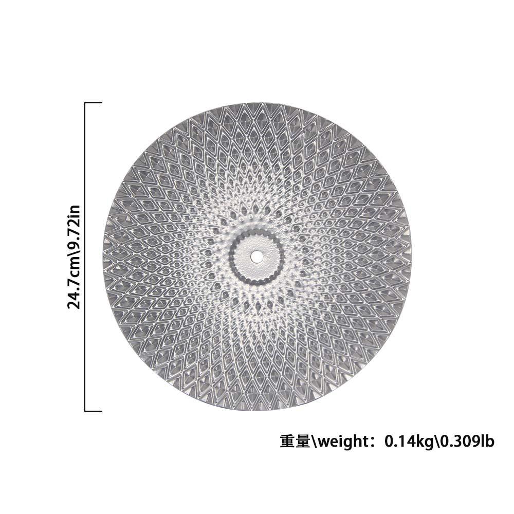 Iron Art Nordic Style Multiple Styles Silver Disc Pendant Wall Hanging Ornament Crafts Carving Pattern Home Decorations