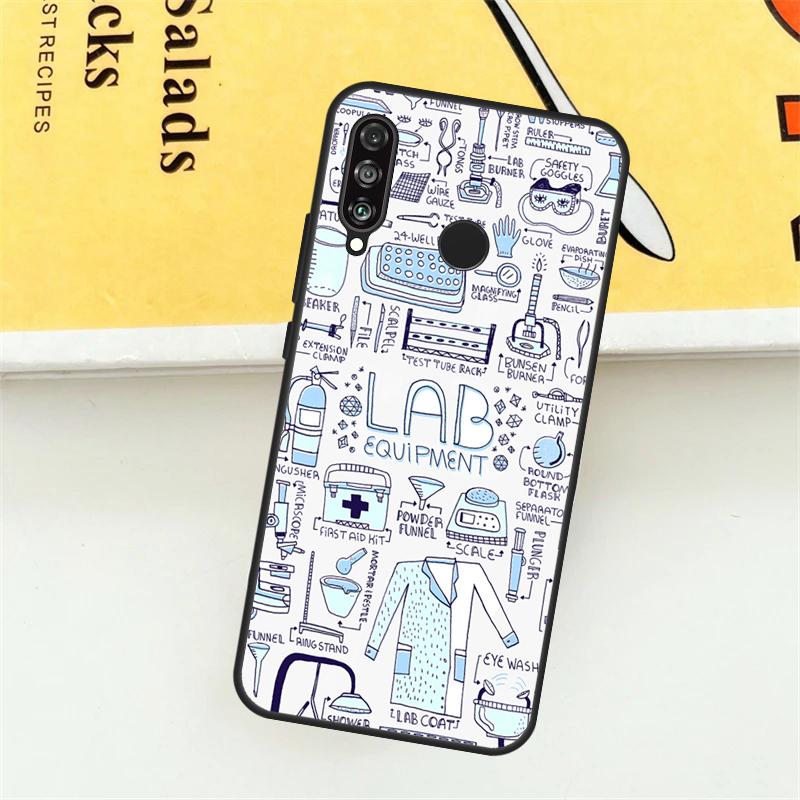 Science Chemistry Style For Huawei Nova 12S 12i 9 10 SE 7i 8i 11i Y60 Y61 Y70 Y72 Y73 Y90 Y91 P20 P40 P30 Lite Case