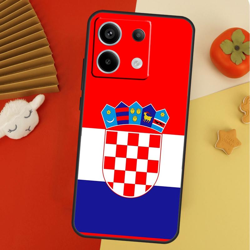 

Croatia flag Case For Xiaomi Redmi 14C 13C 10C 12C Redmi Note 14 13 Pro 12 11 9 10 9S 10S 11S 12S Cover Redmi Note 9 Pro