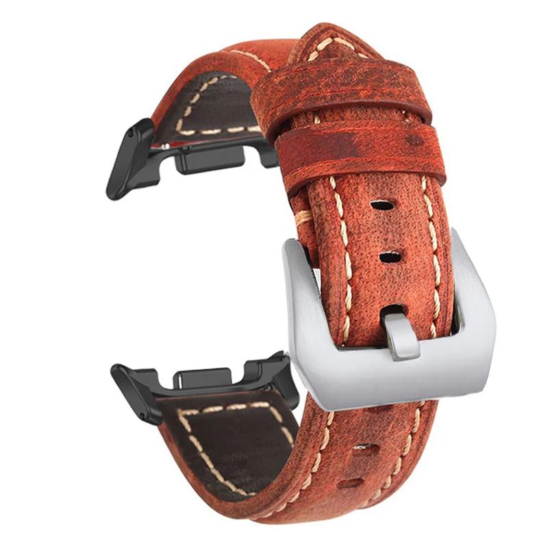 

Leather Strap for Samsung Galaxy Watch Ultra 2025 High Quality Vintage Frosted Band for Galaxy Watch 8/8Classic 46mm Accessories Galaxy Watch Ultra