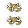 Solid Brass Door Handle Set Animal Handle Artistic Door Handle 4.9 3.8cm Brass Door Handle Elegant Home Accessory