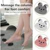 Rabbit Silicone Massage Foot Mat Bathroom Non-Slip Bath Rubbing Foot Artifact Washing Feet To Remove Dead Skin Toilet Stepping Foot Mat Anti-Fall Mat