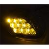 waase For Kawasaki Z750 2007-2012 / Z1000 2007 2008 2009 Chrome Rear Tail Light Brake Turn Signals Integrated LED Light