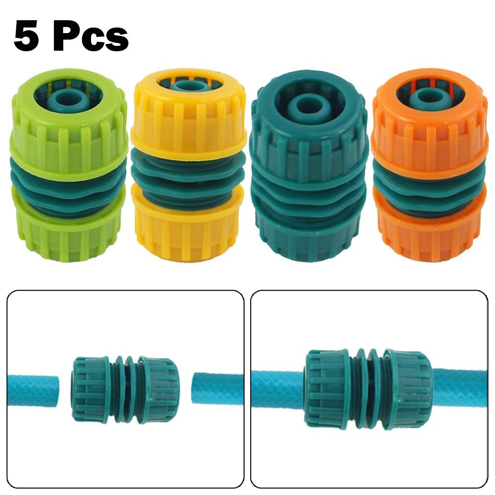 High Quality Garden Hose Pipe Connector Repair Coupler Joiner Pack of 5