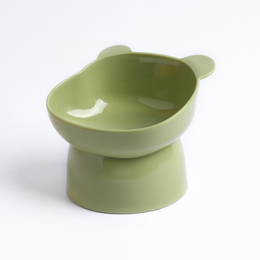 New Elevated Cat Bowls Stress Free Feeder and Waterer with Base Anti-Vomiting Tilted Raised Nonslip No Spill Dropship Pet Bowls